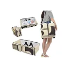 Baby 3 in 1 Diaper Bag Multifunction Folding Travel Crib Newborn Baby Bag Portable Cot Bed Bag with Waterproof