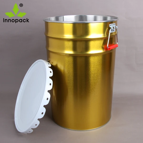 5 Gallon Metal Packaging Tin Pails,20 Liter Metal Paint Can,20lt Steel