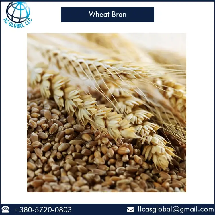 dry wheat bran for animal feed