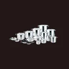 cookware stainless steel casserole kitchenware cooking pot kitchen fry pan cookware set deep pot and pan set pasta 5001