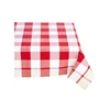100% Cotton linen table Checked Table Cloth