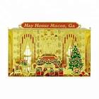 Decoration Ornament Assement OEM Bronze Santa Ride Christmas Decoration Ornaments