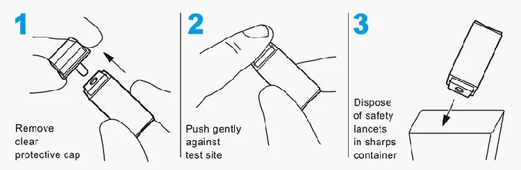 Safety Medical Blood Lancet