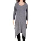 Women casual fashion sexy off shoulder beach shirt plus size dress
