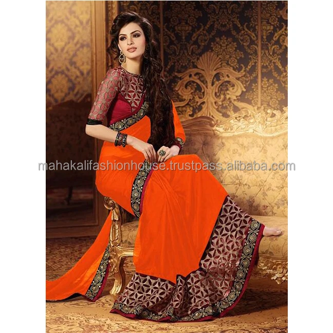 surat manufacturer indian women wear georgette banglori silk