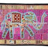 Indian Wall Hanging/Indian home Decor/Elephant Applique