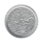 Technology Coin Round Coin Diamond Faceting Technology Round Shape Custom Gold Plate Bronze Coin Blank Coin