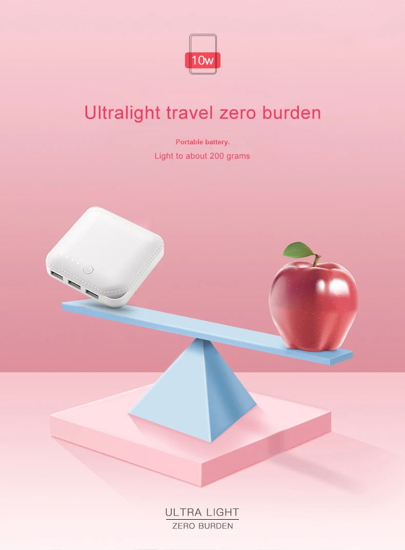 KD-262 10000mAh Mini USB Mobile Phone Power Banks - ANKUX.COM