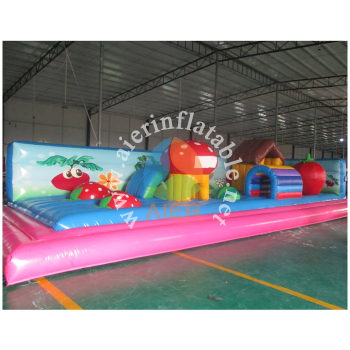 Small inflatable mushroom amusement park inflatable playground inflatable fun city