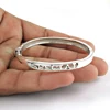 New arrivals fine sterling silver bangle 925 silver jewelry manufacturer