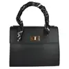 Handbag Shoulderbag Genuine leather bag made in Italy FG Angel Black