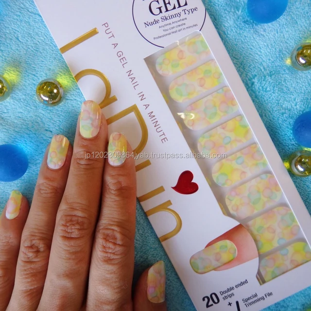 ladun-011 gel pastel soap design easy to use and reliable nail