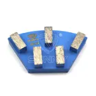 Cassani metal bond diamond grinding shoe with 5 segments