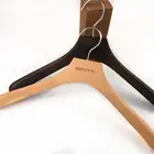 Custom design wooden suit and coat hanger for men and lady clothes hanger