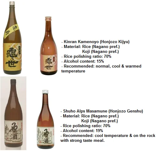 pure rice wine sparking sake japanese brand with dry taste