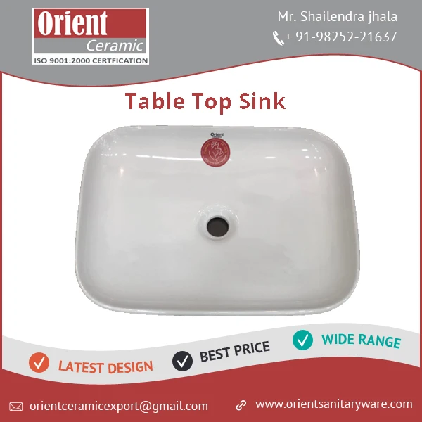 prominent manufacturer of high gloss white ceramic sink