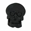 Funny black ceramic skull shape tea bag holder