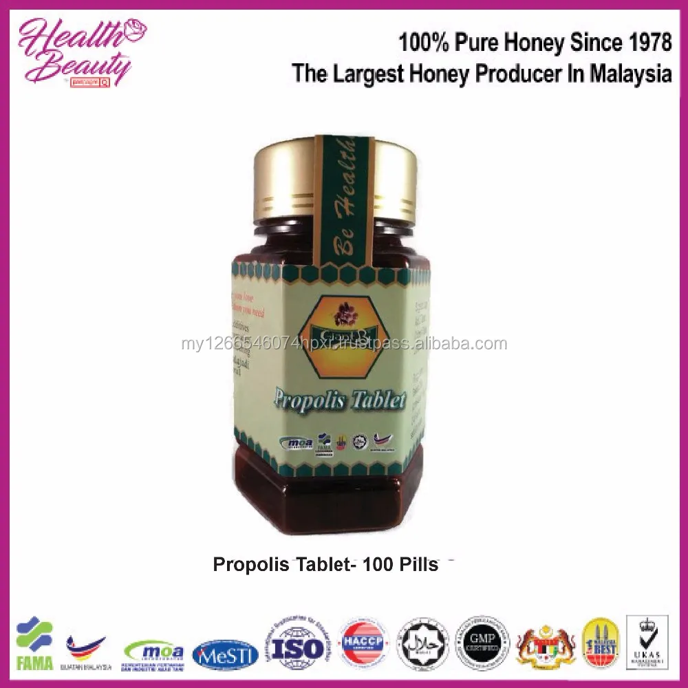 malaysia natural antibiotic propolis tablet