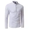 Slim Fit New Styilish Long-sleeve Turtleneck Men's Polo T Shirt