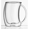 Heat-resistant hold double wall glass cup,small glass tea cups with home