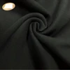 Black high elastic organic 90 cotton 10 lycra dri fit fabric for clothes