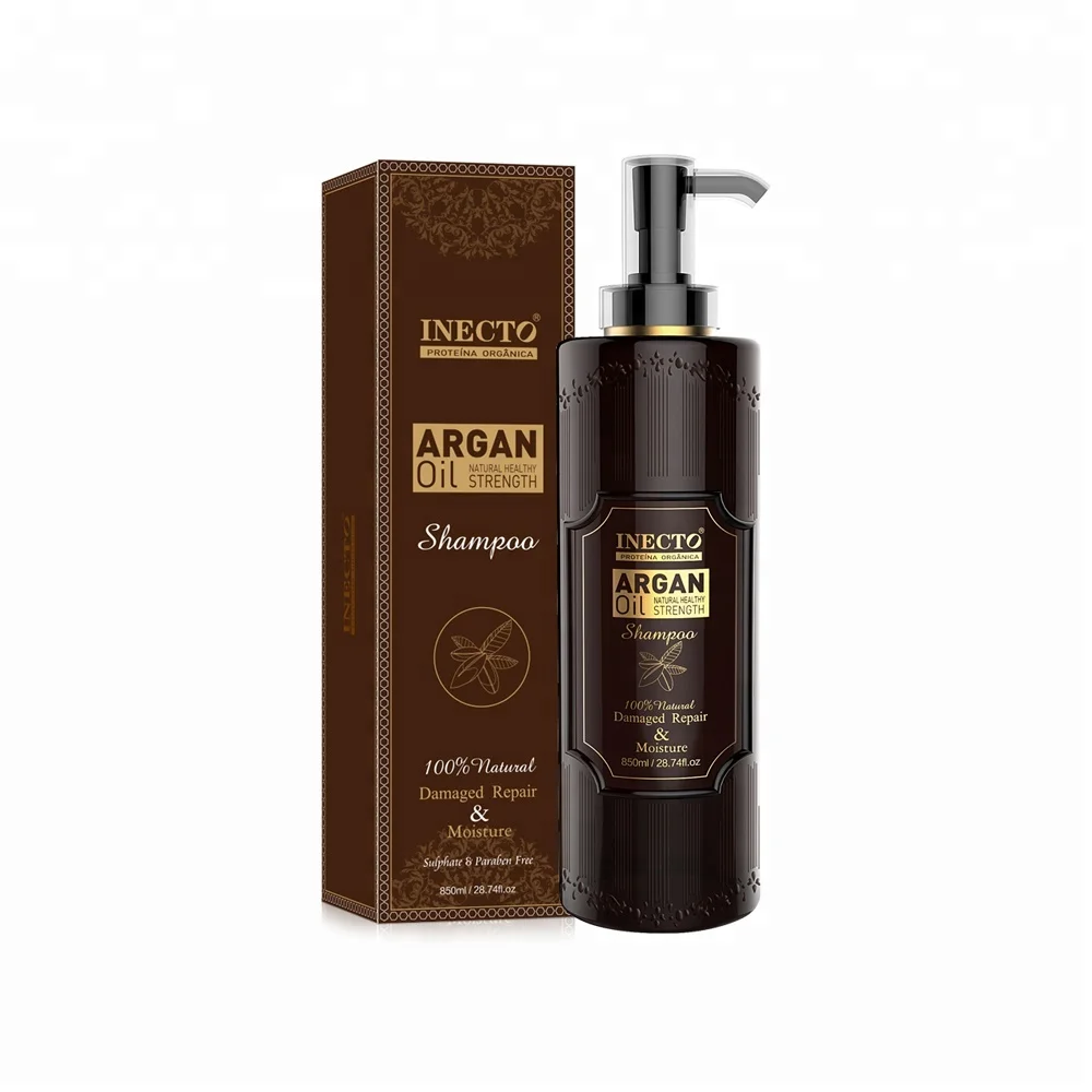 2019 Gmpc Iso Private Label Argan Oil Hair Shampoo Bio Hair Care