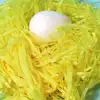 Yellow Colour Balled Shredded Crepe paper for filling gift box