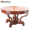 Most Wanted French Extendable Dining Table furniture with teak wood Mahogany for home furniture set