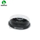 Plastic clear round cake delivery container boxes