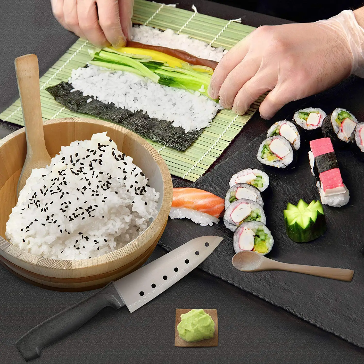 Most popular high quality sushi making kit tools for beginners