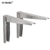 stainless steel folding shower seat wall mounted handrail glass railing metal bed bracket