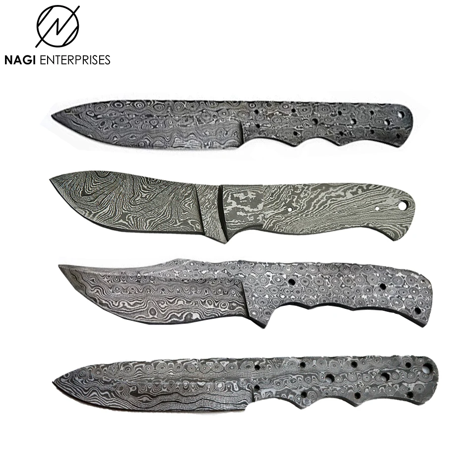 Пользовательские Дамасские стальные лезвия заготовки-9 "дамасский нож Лезвие пустой-Кованый дамасский нож пустой-настраиваемый