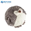 Cartoon Fat Cute Plush Stuffed Owl Animal Hand Warmer Pillow for Winter