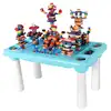 Plastic DIY Assembly Legoing Toys Building Blocks Table