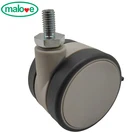 Roller Rollerblade Style Adjustable Plastic Office Chair Caster Wheels