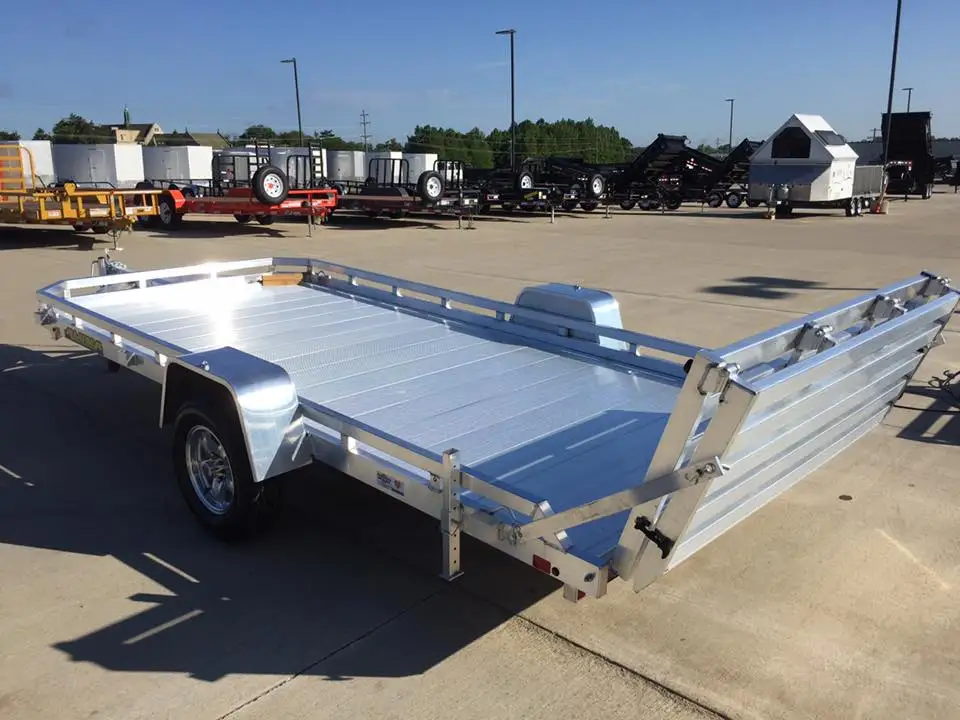 galvanized transportable flat deck trailers and high quality