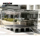 Fashion outdoor portable dance stage with moving platform
