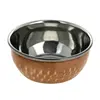 Small Hammered Copper Bowl Dia-3.25 Inches