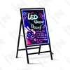 LED Writing Board Illuminated Erasable Neon LED Message Menu Acrylic Board DIY Outdoor Indoor Portable Fluorescent Marker Pens