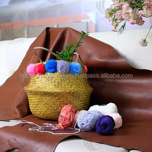 hand woven seagrass storage/ seagrass wicker basket