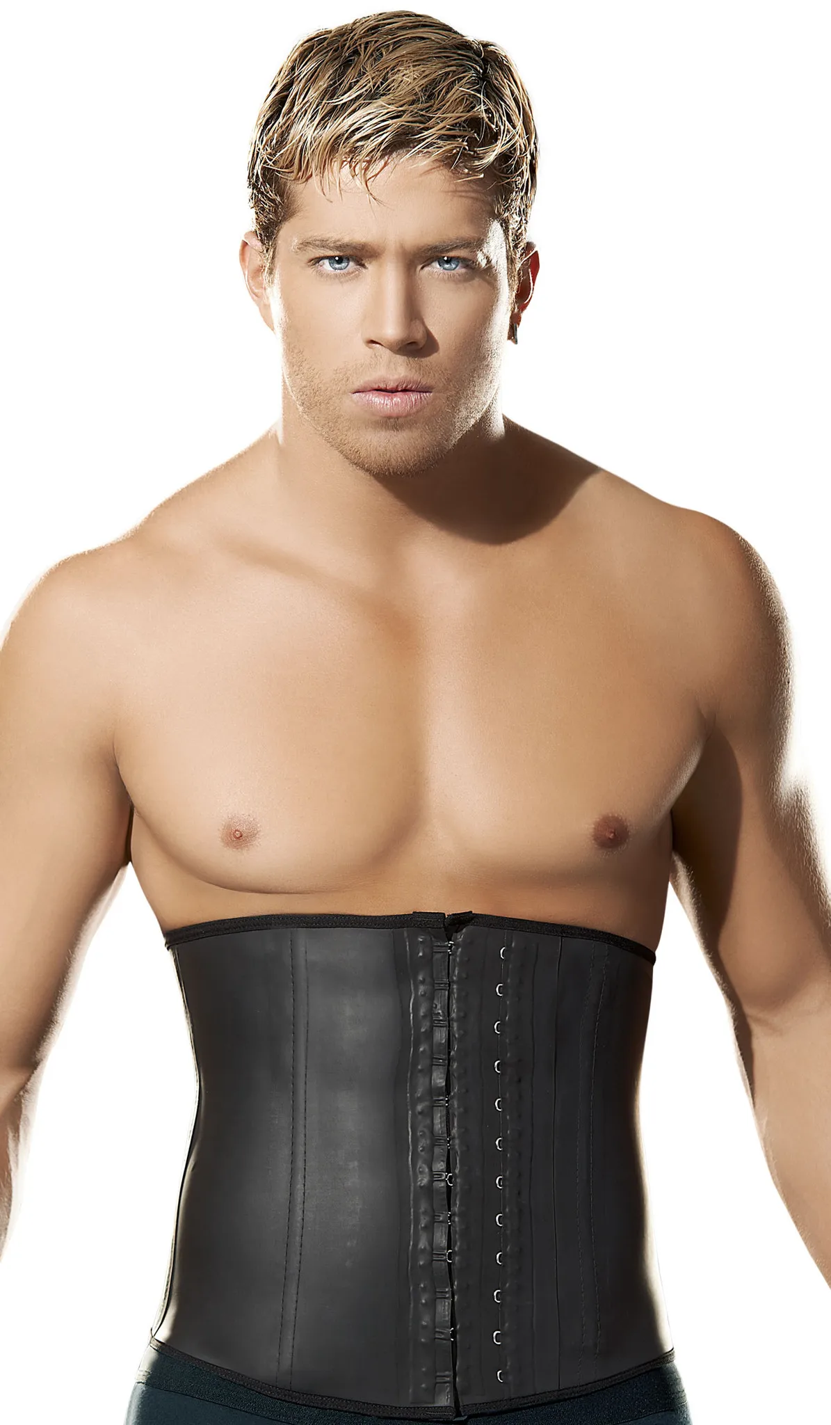 Smoothing Bones Underbust Cheap Waist Training Corsets Latex Men