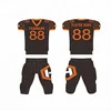 American football uniform with 3/4 size pant