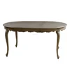 French Extendable Provincial Oval Dining Table - Indonesia Painted Furniture Dining Room