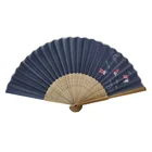 classical printable silk wedding hand fans for sale