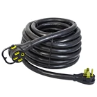 RV 電源延長コード 50Amp 男性 14-50 に 50Amp W/ハンドル女性 14-50R 25Ft