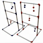 Ladder Toss Game Set Golf Backyard Family Games with 6 Bolos Sports Ladderball