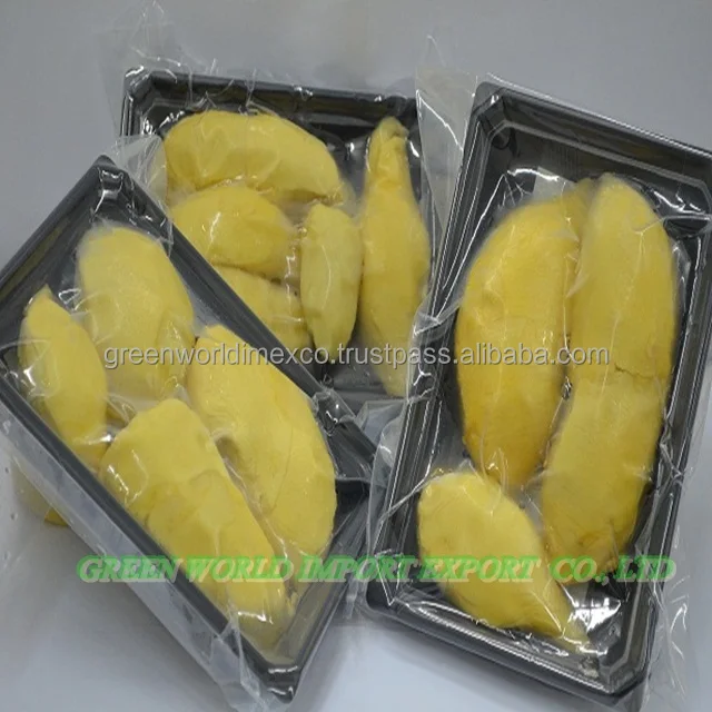 fresh and frozen durian fruits