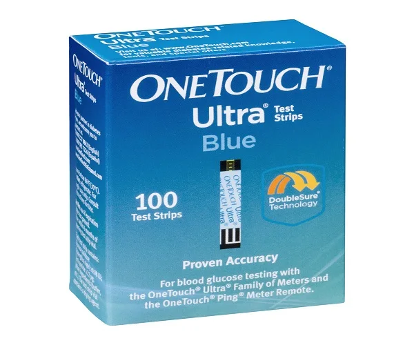 200 Touch Ultra azul glucosa diabético tiras de prueba