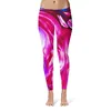 new oil paint fashion women custom sublimation design gym wear yoga clothing sports yoga pants printed leggings