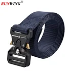 Military Style Metal Buckle Heavy Duty Nylon Waist Belt
